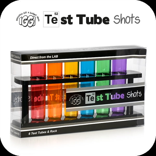 Test Tube Glass Shots - (Set of 6)
