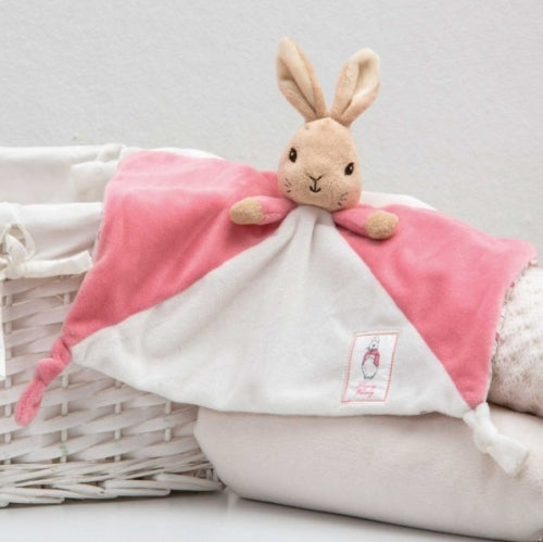 Beatrix Potter: Flopsy Rabbit Baby Comforter - Pink Plush Toy