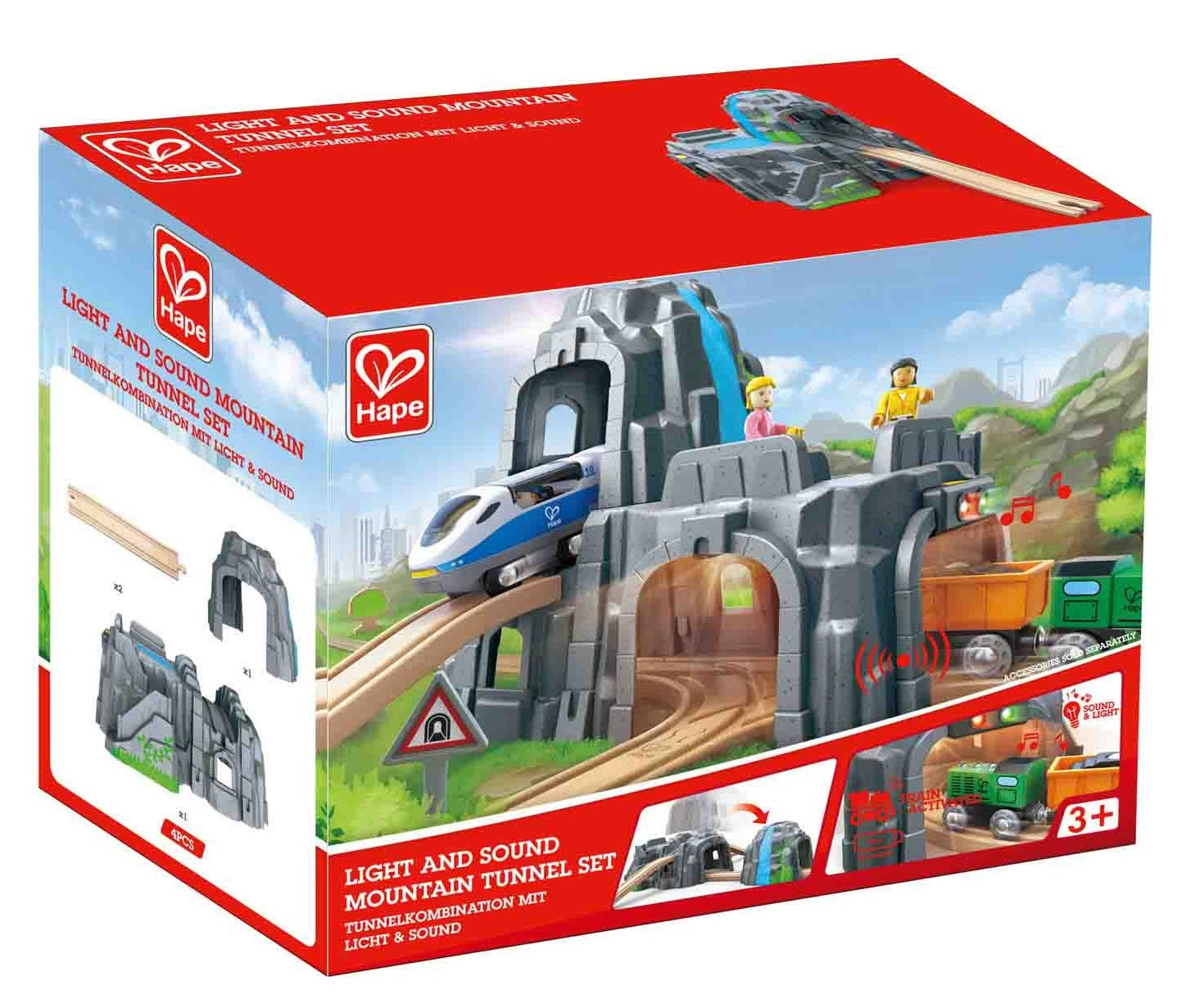 Hape: Light & Sound - Mountain Tunnel Set