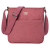 Troop London: Classic Small Zip Top Shoulder Bag - Pink