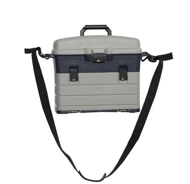 Ape Basics 3 Drawers Portable Fishing Tackle Box - Blue Grey