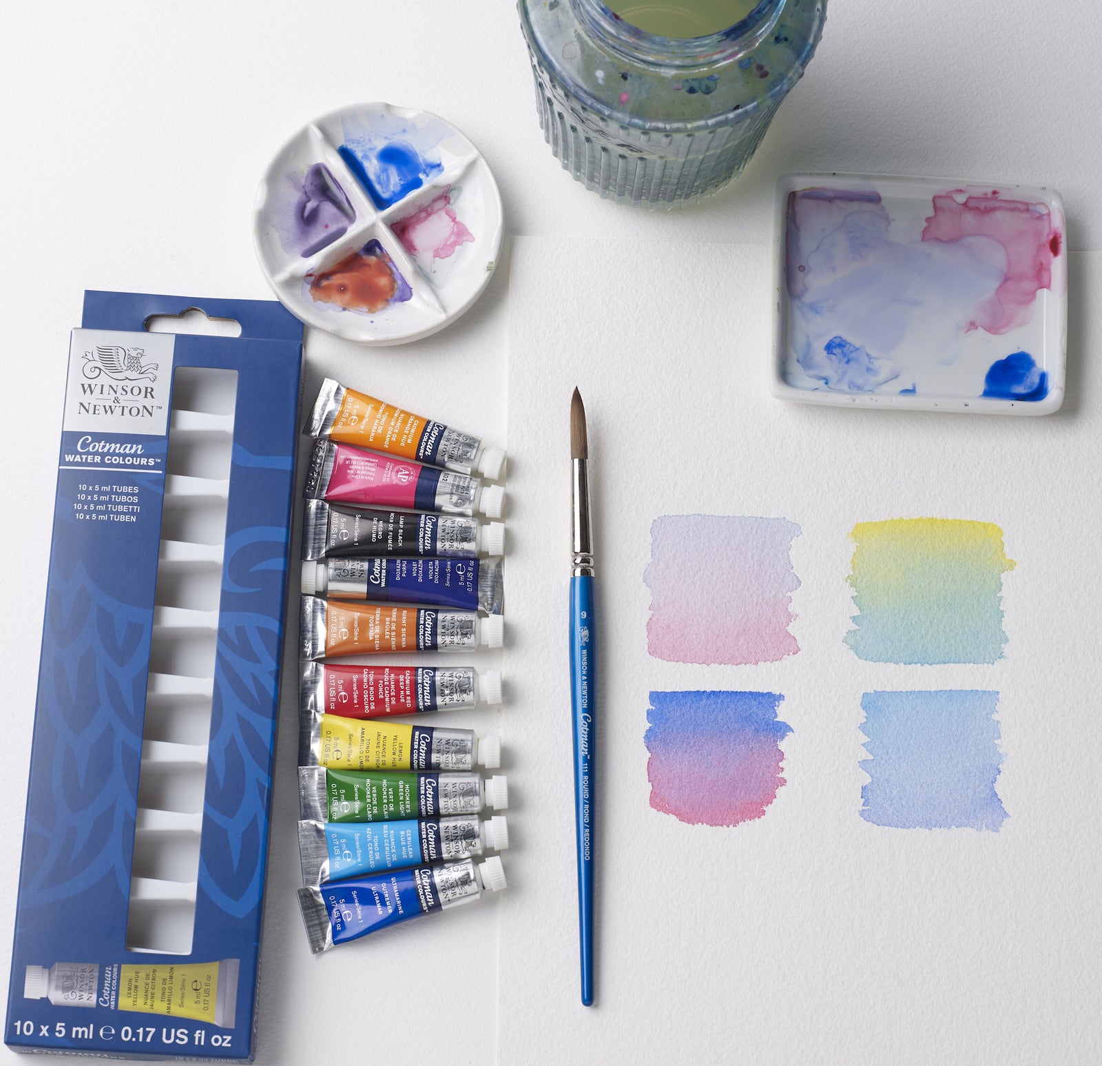 Winsor & Newton: Cotman Watercolour - Arrival Set (10 x 5ml)