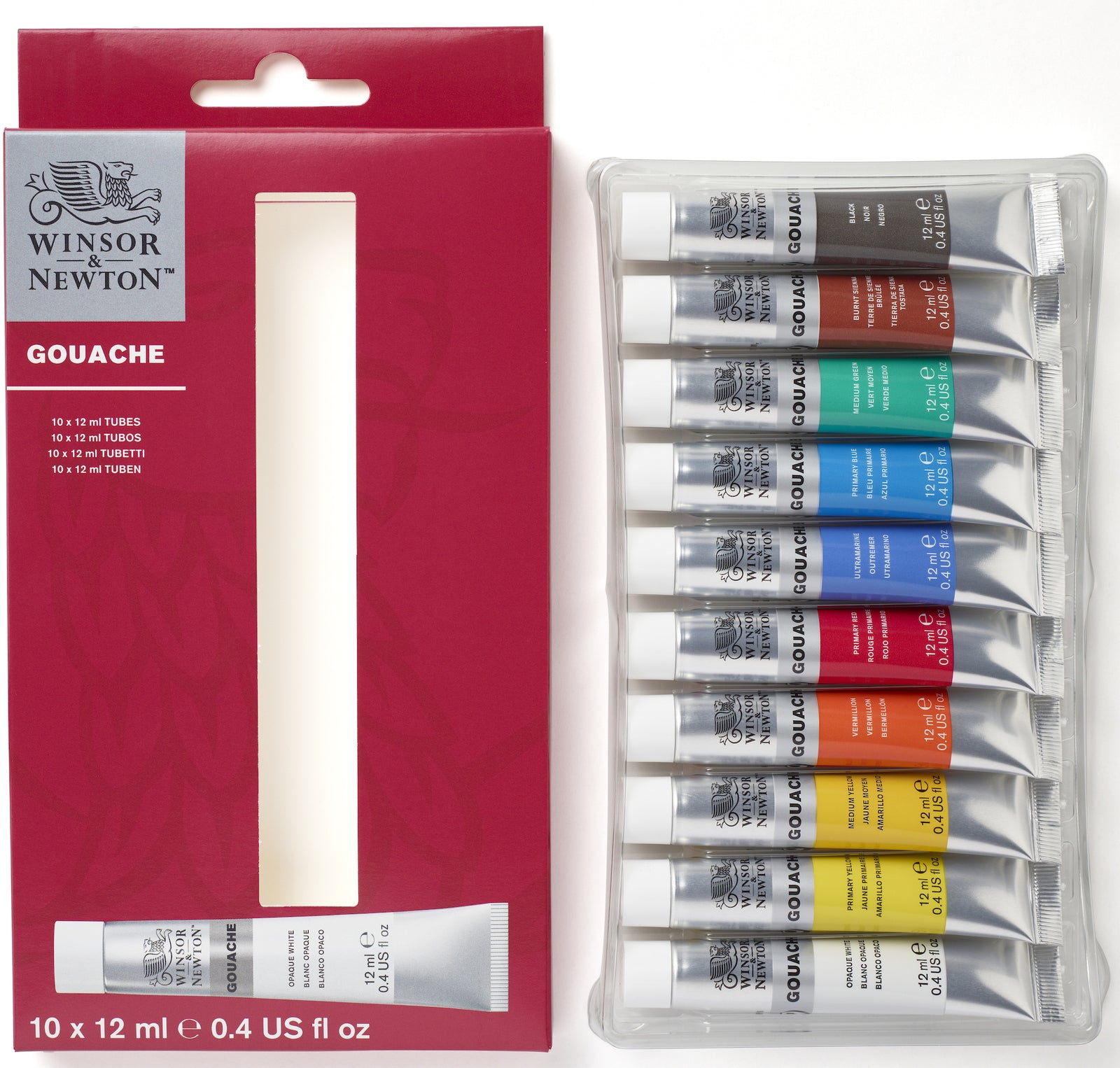 Winsor & Newton: Gouache - Arrival Set (10 x 12ml)
