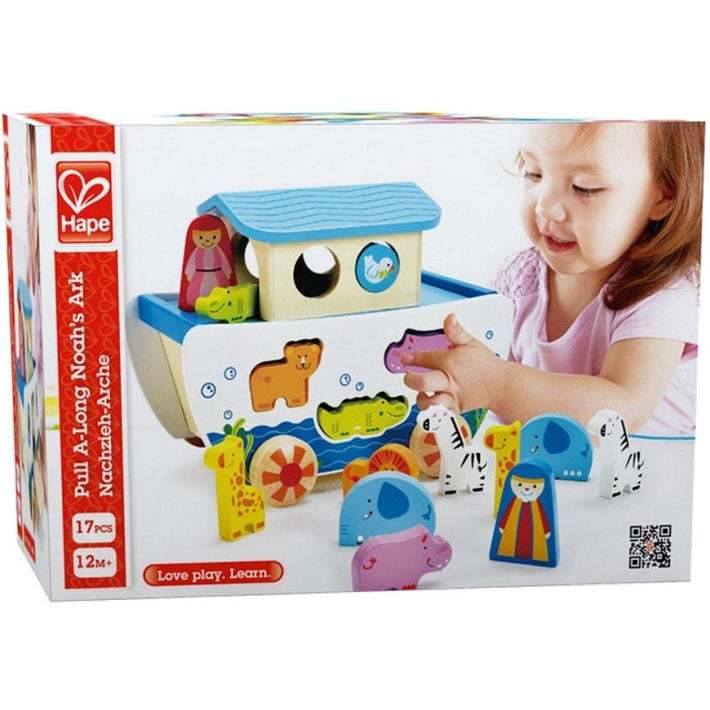 Hape: Pull-Along Noah’s Ark - Wooden Playset