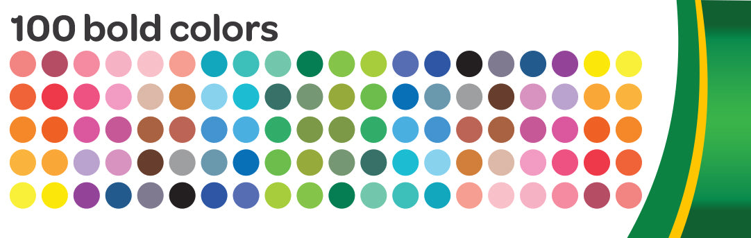 Crayola SuperTips Markers (100 Pack)