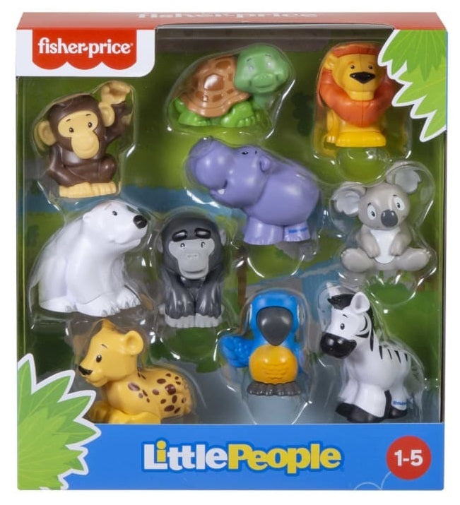 Fisher-Price: Little People 10-Piece Animal Pack Figure Set