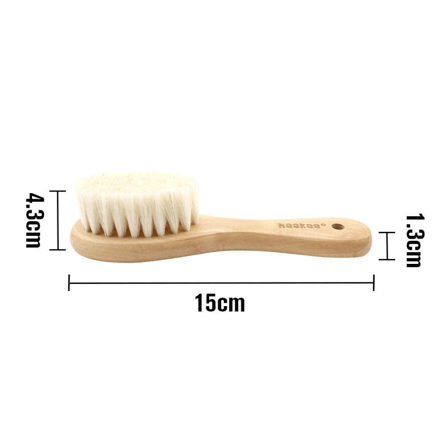 Haakaa: Goat Wool Baby Hair Brush
