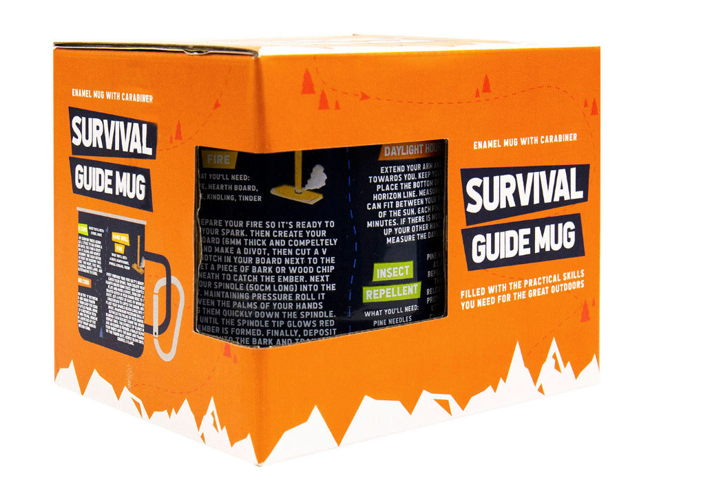 Survival Guide Enamel Novelty Mug