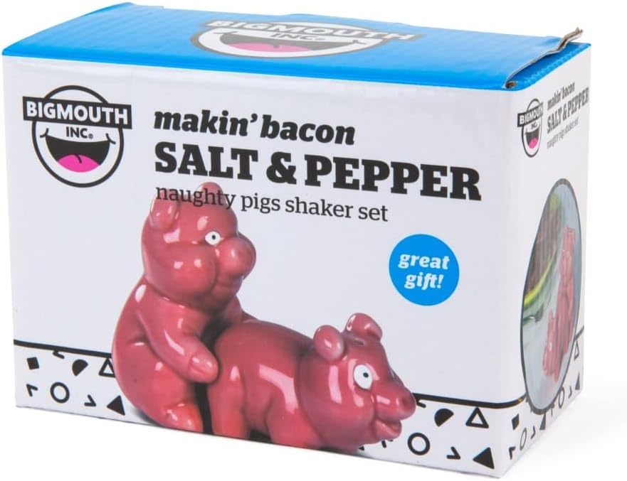 BigMouth: Naughty Pigs Salt & Pepper Shaker Set