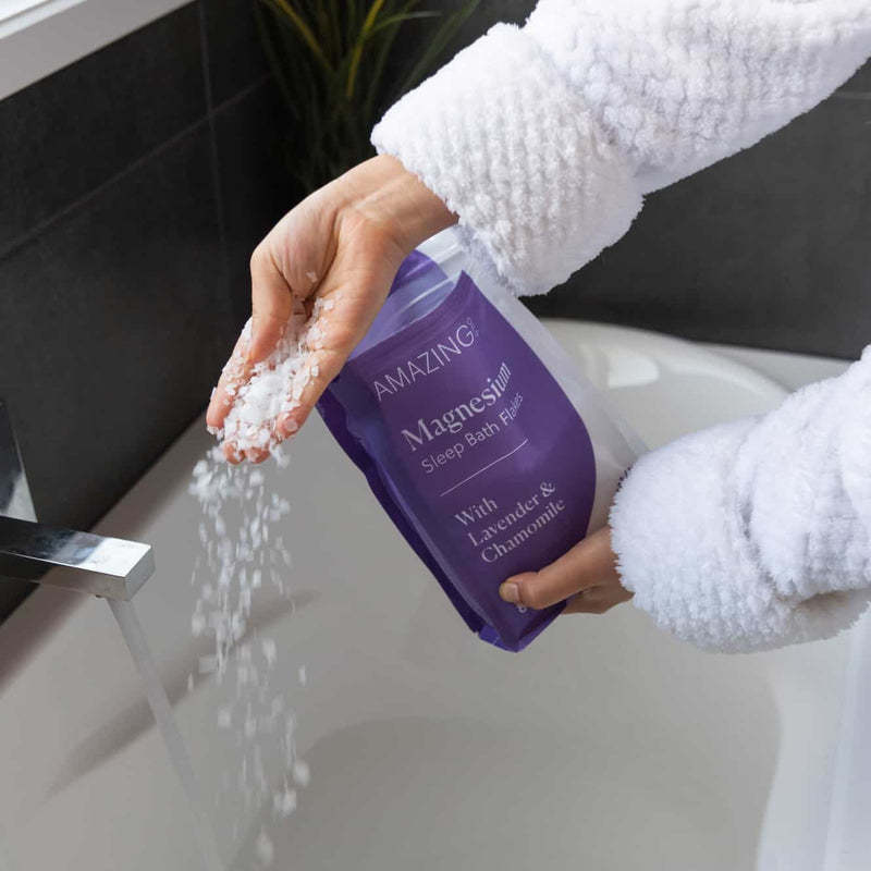 Amazing Oils: Magnesium Sleep Bath Flakes (800g)