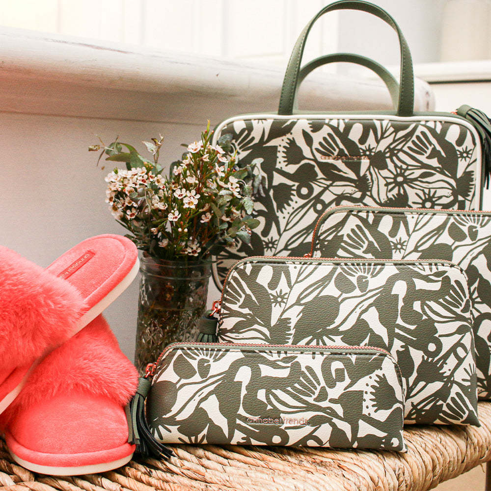 Annabel Trends: Vanity Bag - Abstract Gum (Large)