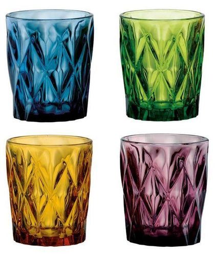 Artland: Highgate DOF Tumbler - Mixed Glass Set (Set of 4)