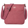 Troop London: Classic Small Zip Top Shoulder Bag - Pink
