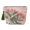 100% NZ: Vintage Botanical Pohutukawa Velvet Cosmetic Bag