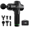 Massage Gun- Hand held - x6 Heads Black