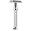 Muhle: Traditional R89 Chrome 'Twist' Safety Razor (Closed Comb)