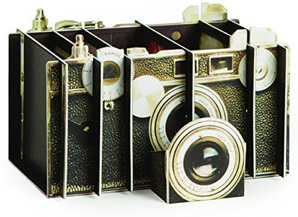 Artful Organizer: Vintage Camera Desk Tidy