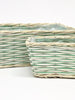 Billi Woven Planter Basket with Liner White Wash