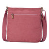 Troop London: Classic Small Zip Top Shoulder Bag - Pink