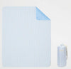 Sunnylife: Beach and Picnic Blanket - Le Weekend Mid Blue-Cream