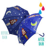 Kids Colour Changing Umbrella - Rocket