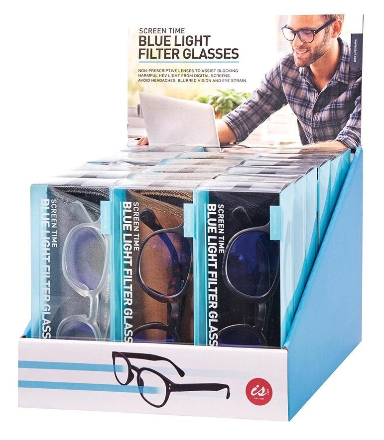 IS Gift: Screen Time - Blue Light Filter Glasses (Tortoiseshell)
