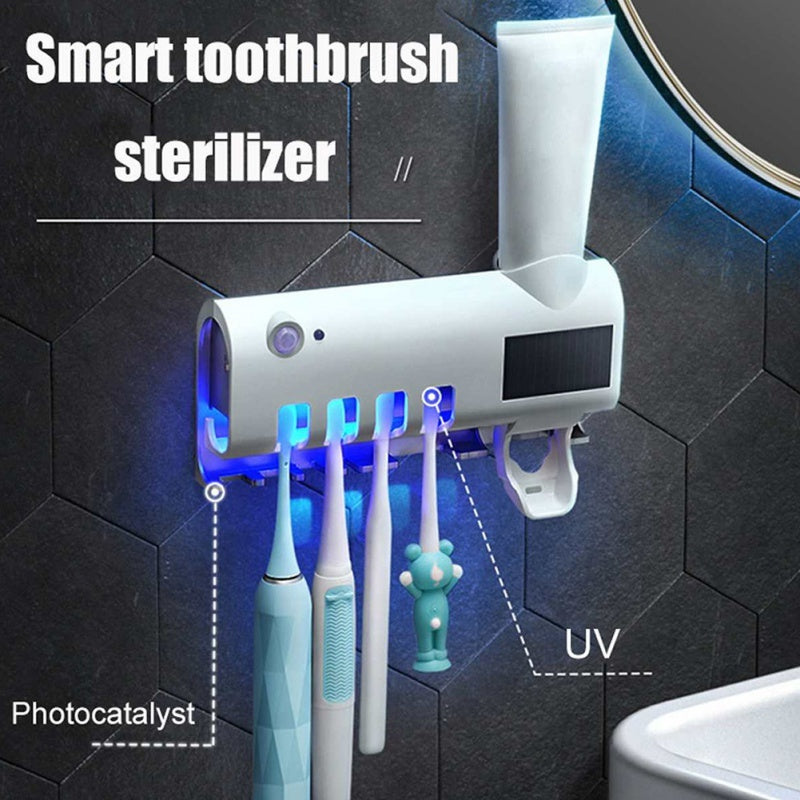 Wall-Mounted UV Light Toothbrush Sterilizer