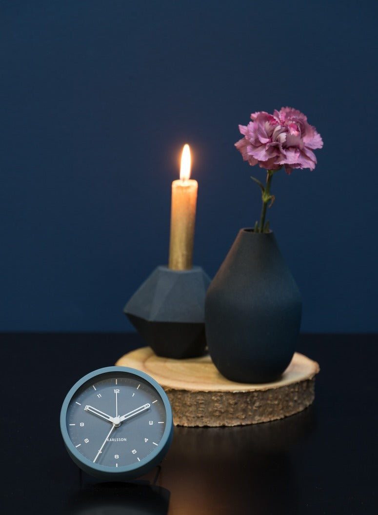 Karlsson Alarm Clock - Tinge (Blue)