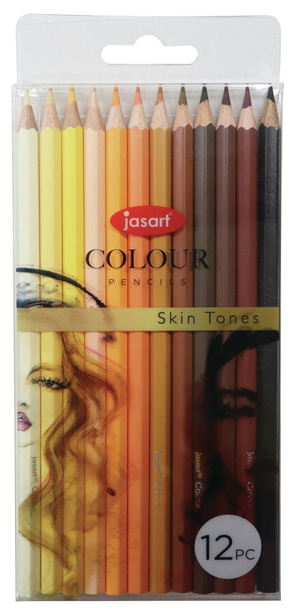 Jasart: Studio Pencil - Skin Tones (Set of 12)