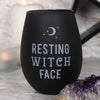 Stemless Wine Glass - Resting Witch Face