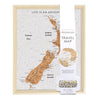 Splosh: New Zealand Desk Travel Map - Pin Board