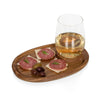 Wine Appetizer Plate Set of 4 - Acacia Wood