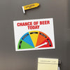 Beer-O-Meter - Fridge Magnet