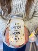 Stellar Haus: I love You To The Moon & Back Sparkle Jar