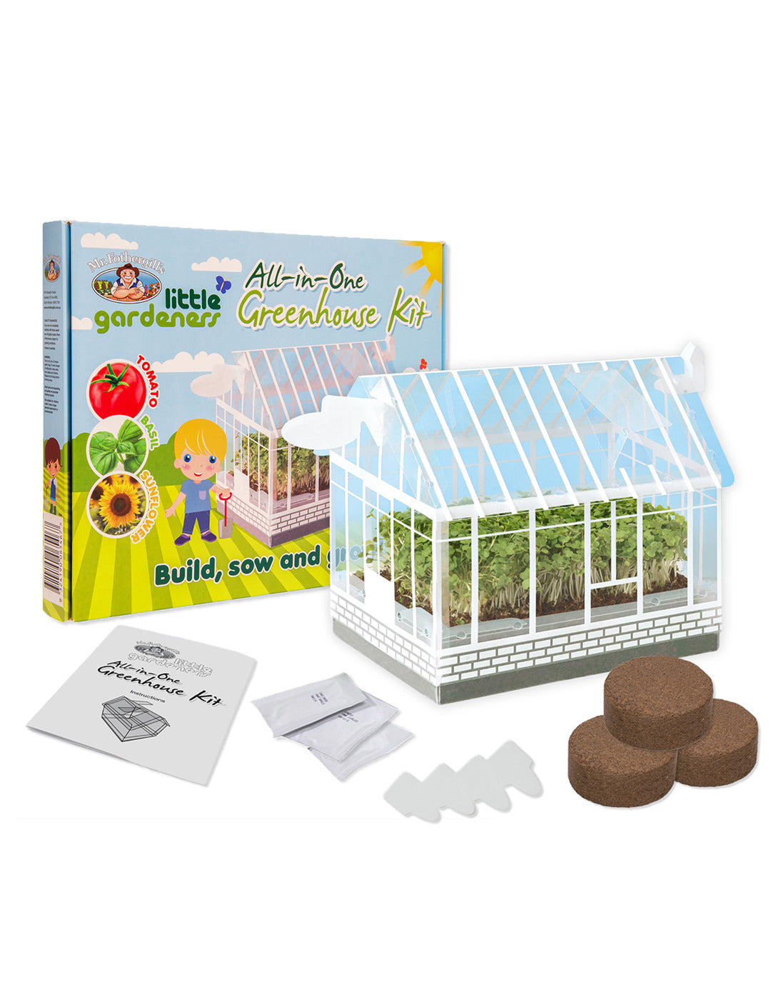 Mr Fothergills: Little Gardeners Mini Greenhouse Kit