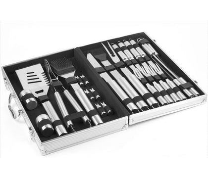 BBQ Grill Tool Set - 26-Piece (With Aluminium Carry Case)