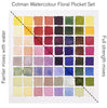 Winsor & Newton: Cotman Watercolour Pocket - Floral (Set of 9)