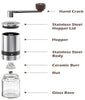 Manual Coffee Grinder - 6-Settings (Silver)