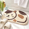 Soft Microfibre Bath Mat - Calico Cat (45 x 65cm)