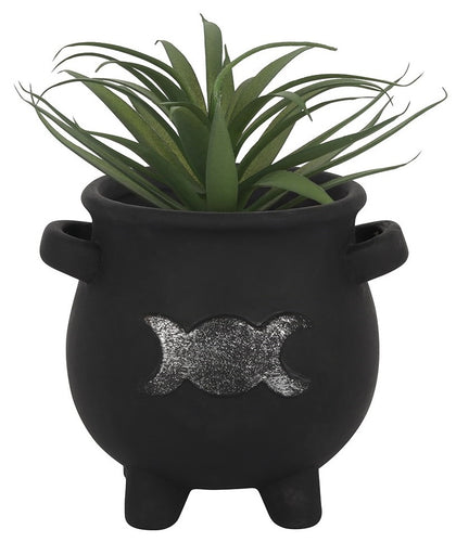 Triple Moon Cauldron - Plant Pot