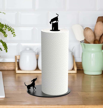 Atori: Dog Vs. Cat – Paper Towel Holder