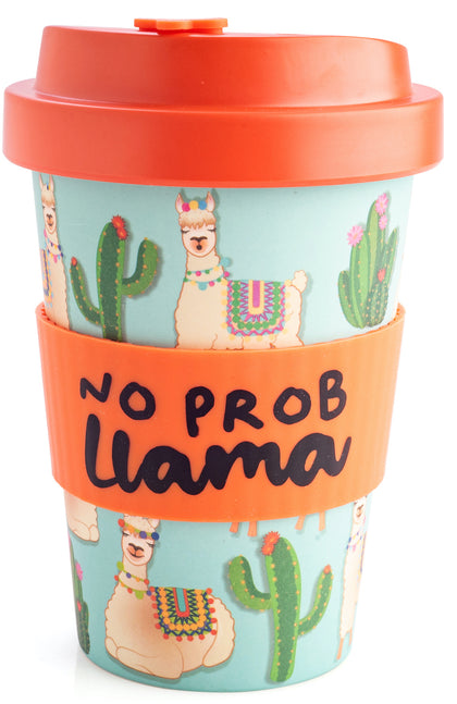 Eco-to-Go Bamboo Cup - Llama