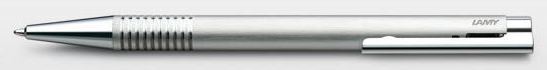 Lamy logo Ballpoint Pen - Brushed Steel