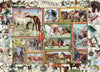 Stamp & Collage: Horses (1000pc Jigsaw) Board Game