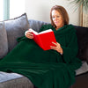 Snug-Rug: Deluxe Blanket with Sleeves - Racing Green