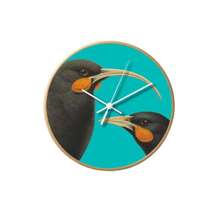 100% NZ: Bright Huia Wooden Frame Clock