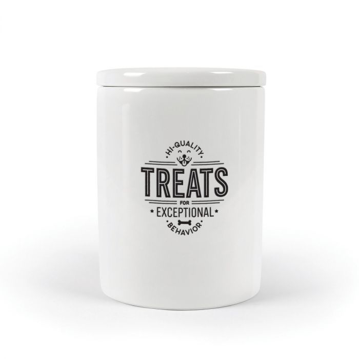 Fred: Howligans Ceramic Treat Jar - Exceptional Behaviour - White