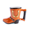 Cowboy Boot 3D Novelty Mug