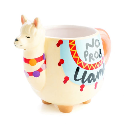 No Prob Llama 3D Novelty Mug