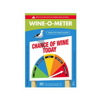 Wine-O-Meter - Fridge Magnet